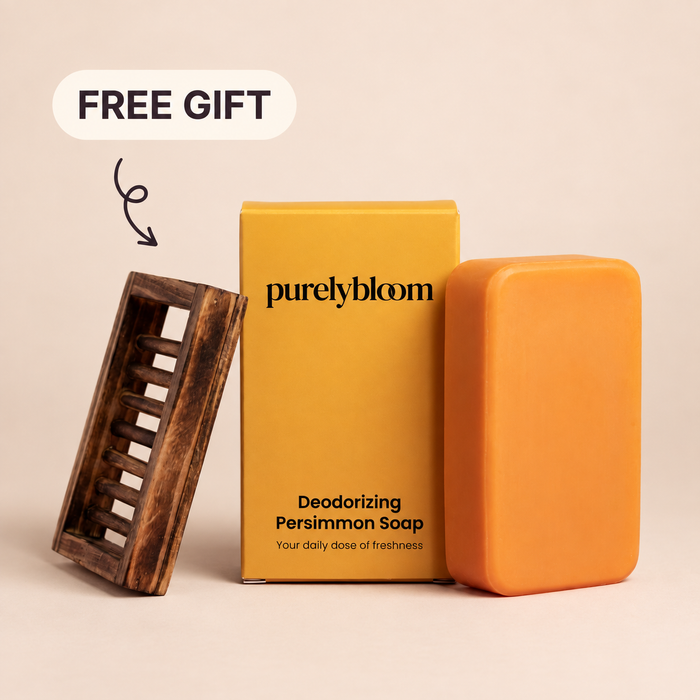 PurelyBloom persimmon soap — hero
